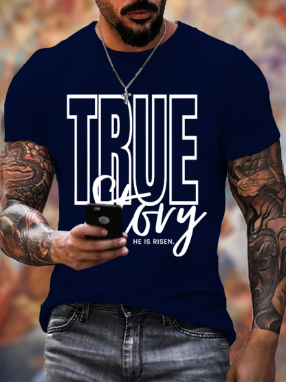 True Story Jesus God Christian Cotton T-Shirt