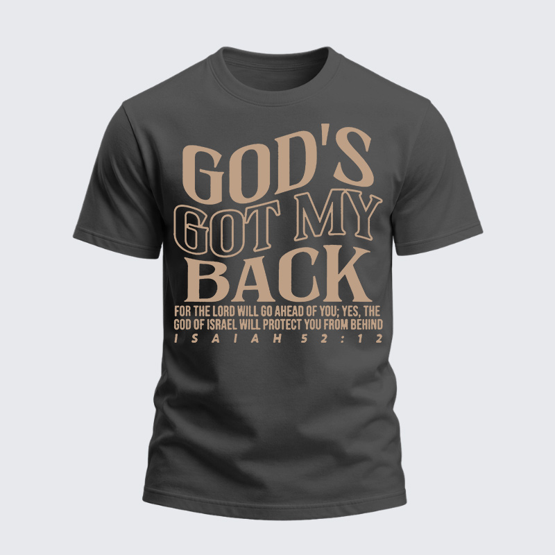 Heavyweight Cotton Tee - God's Got My Back