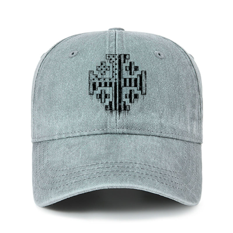 [Copy]Heritage Washed Cap - Here Am I, Send Me – Isaiah 6:8 Christian Knight