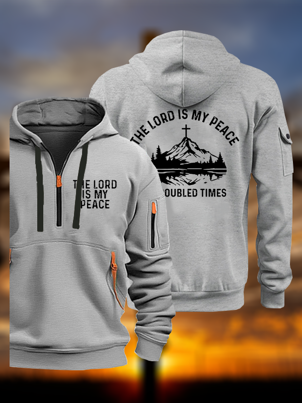 The Lord Is My Peace In Troubled Times Jesus God Christian Zipper Hoodies