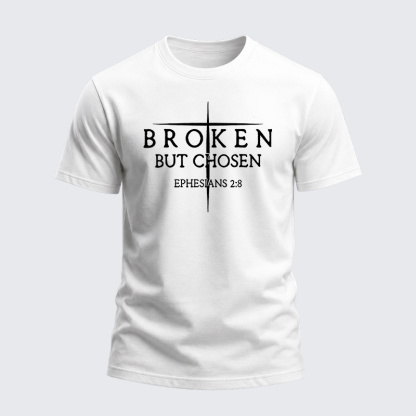 Heavyweight Cotton Tee - Broken But Chosen