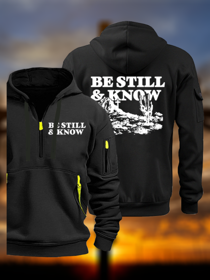 Be Still And Know Jesus God Christian Zipper Hoodies
