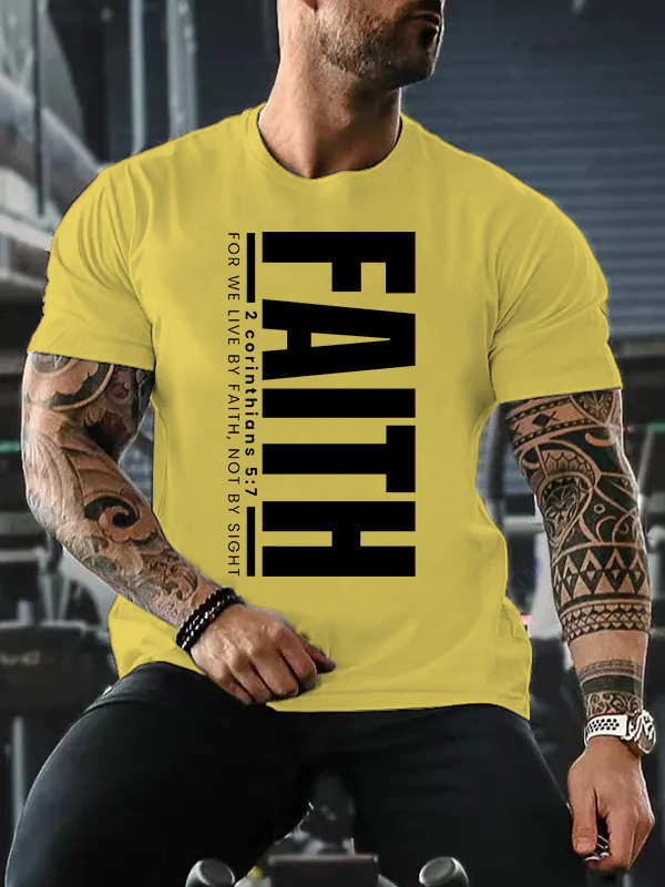 Christmas Faith Jesus God Christian Cotton T-Shirt