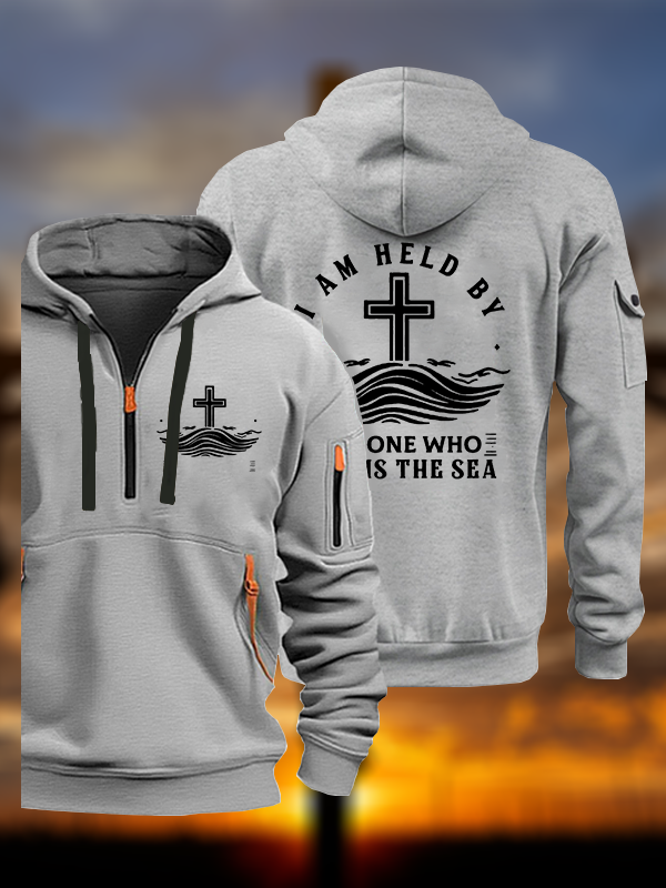 I Am Held By Jesus Who Calms The Sea Jesus God Christian Zipper Hoodies
