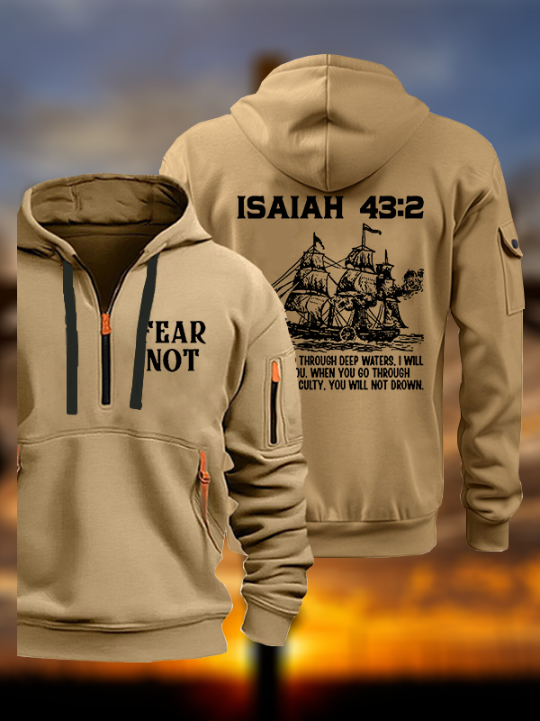 Fear Not Jesus God Christian Zipper Hoodies