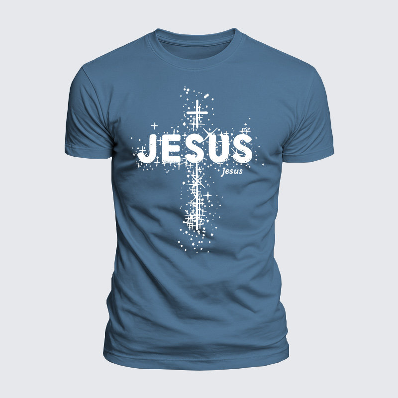 Faith Jesus God Christian  – Luxe Mercerized Interlock Cotton Tee