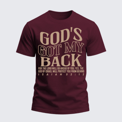 Heavyweight Cotton Tee - God's Got My Back