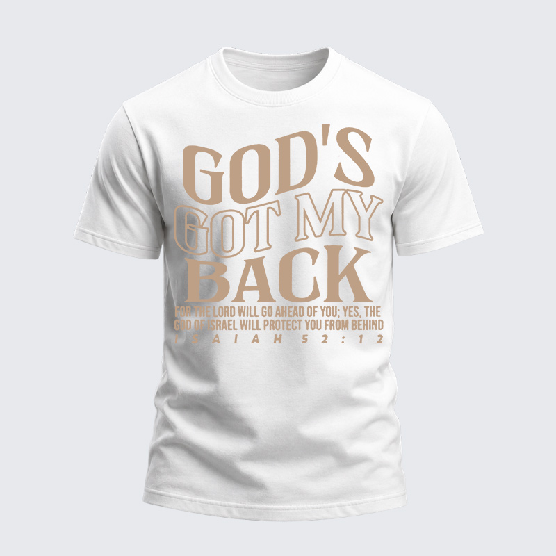 Heavyweight Cotton Tee - God's Got My Back