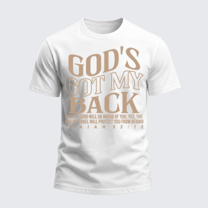 Heavyweight Cotton Tee - God's Got My Back