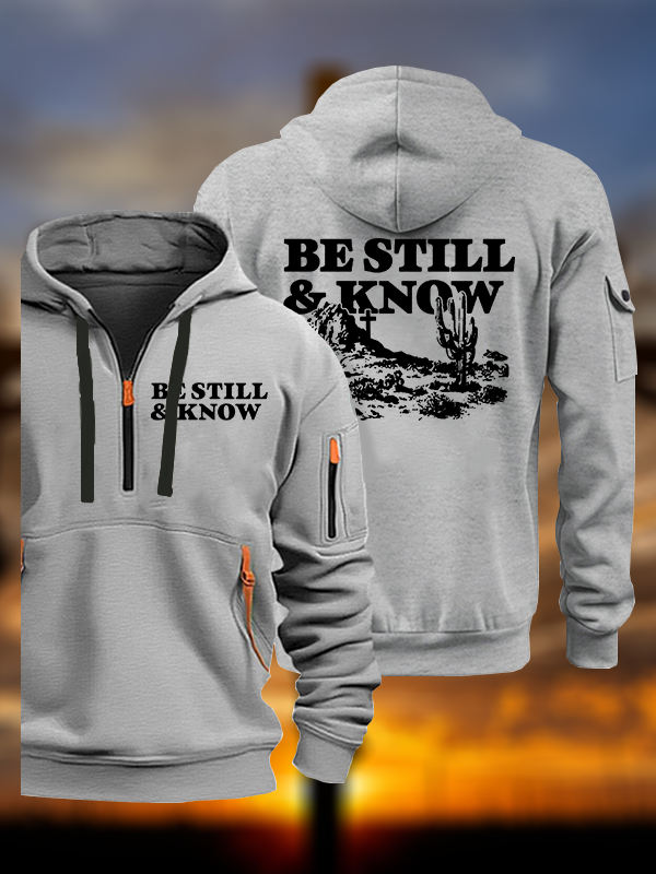Be Still And Know Jesus God Christian Zipper Hoodies