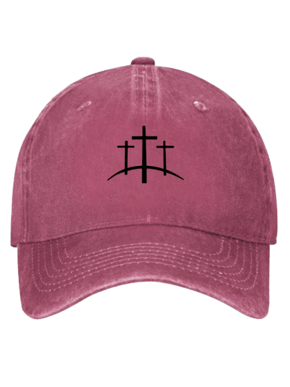 Cross Printed Hat