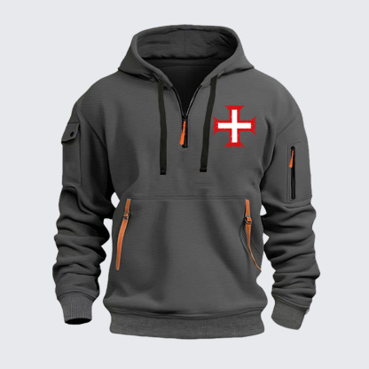 Zipper Hoodies –Order of Christ Cross – Christian Crusader