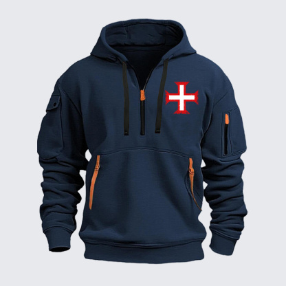 Zipper Hoodies –Order of Christ Cross – Christian Crusader