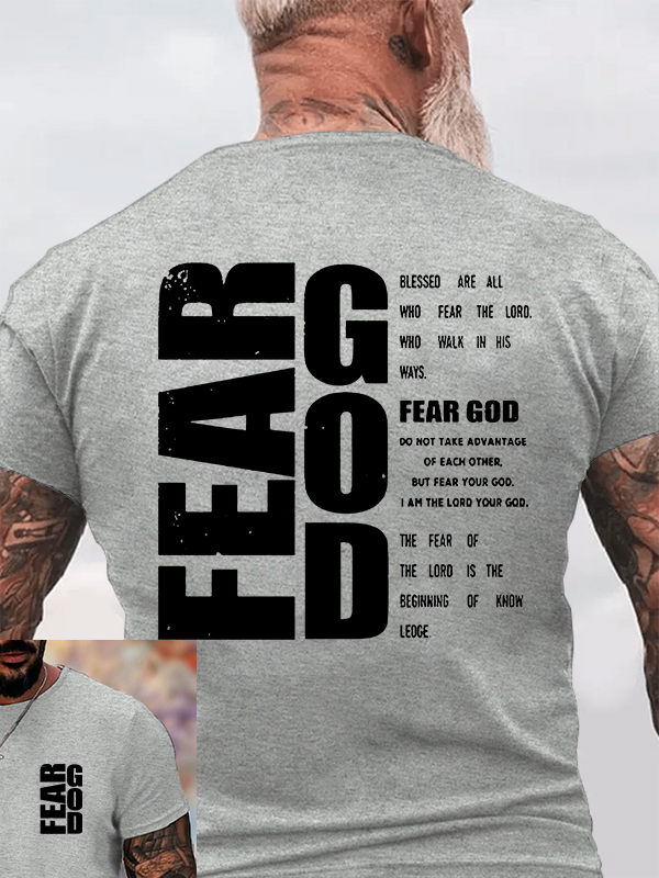 Fear God Christian Cotton T-Shirt