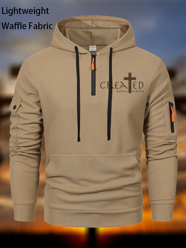 Created with a Purpose  Zipper Hoodies