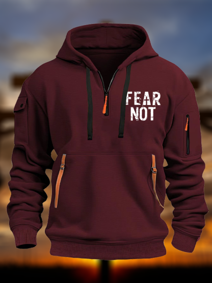 Fear Not Jesus God Christian Zipper Hoodies