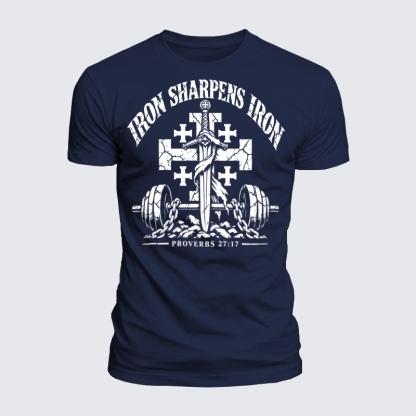 Luxe Mercerized Cotton Tee - Iron Sharpens Iron