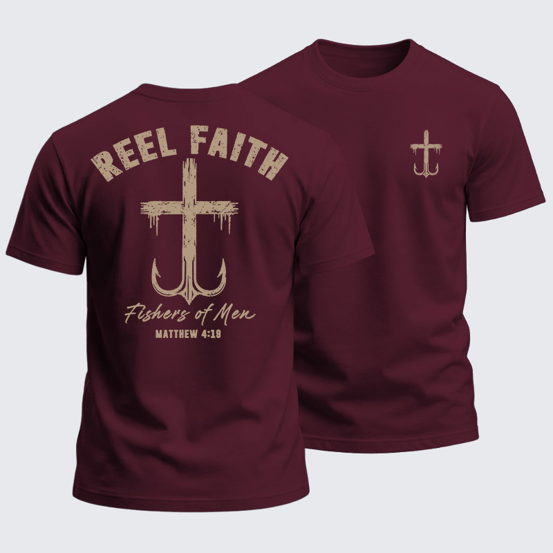 Heavyweight Cotton Tee - Reel Faith