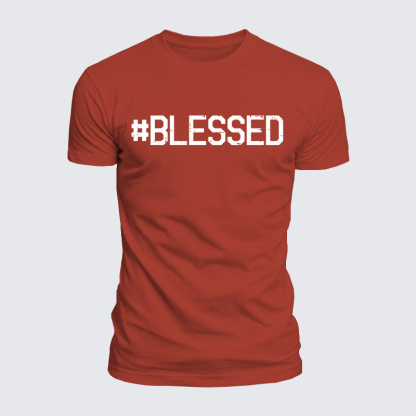 Blessed Jesus God Christian  – Luxe Mercerized Interlock Cotton Tee