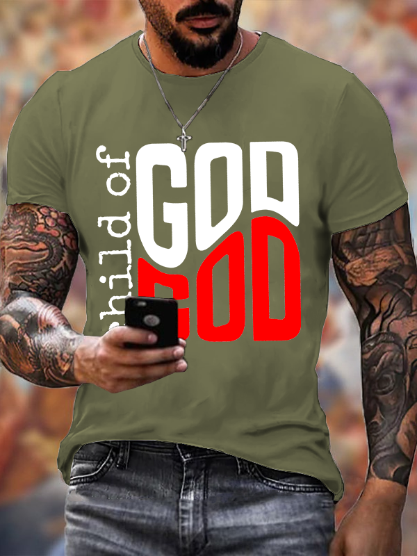 Child Of God Jesus God Christian Cotton T-Shirt