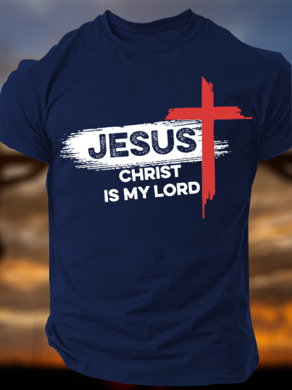 Jesus Christ Is My Lord Christian Cotton T-Shirt