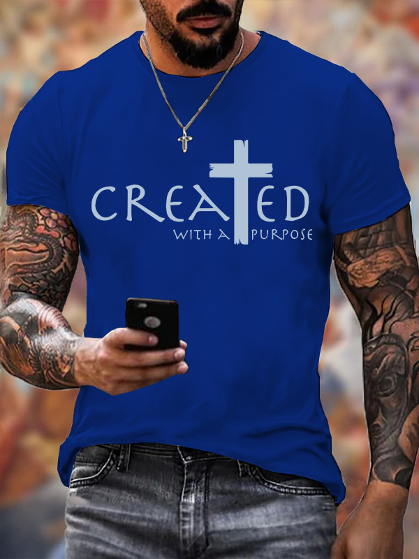 Created with a Purpose Cotton T-Shirts