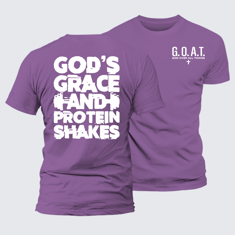 Gym Faith Jesus God Christian Premium Mercerized Cotton Tee