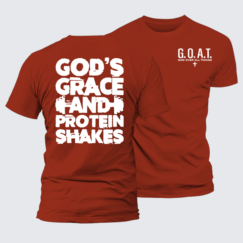 Gym Faith Jesus God Christian Premium Mercerized Cotton Tee