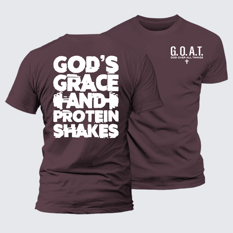 Gym Faith Jesus God Christian Premium Mercerized Cotton Tee