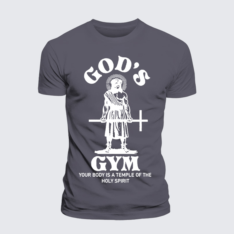 Your Body Is A Temple Of The Holy Spirit Jesus God Christian Premium Mercerized Cotton Tee