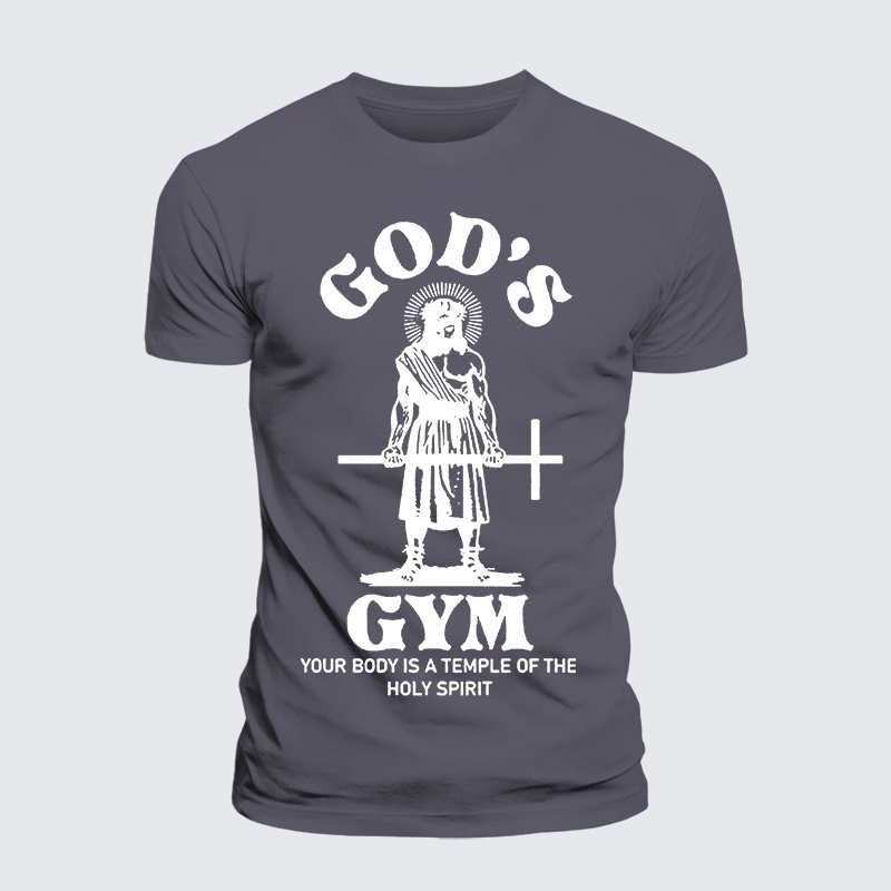 Your Body Is A Temple Of The Holy Spirit Jesus God Christian Premium Mercerized Cotton Tee