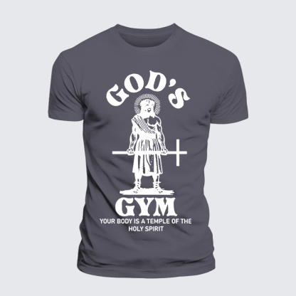 Your Body Is A Temple Of The Holy Spirit Jesus God Christian Premium Mercerized Cotton Tee