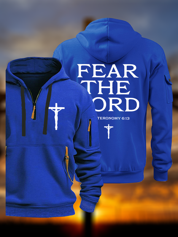 Fear The Lord Jesus God Christian Zipper Hoodies