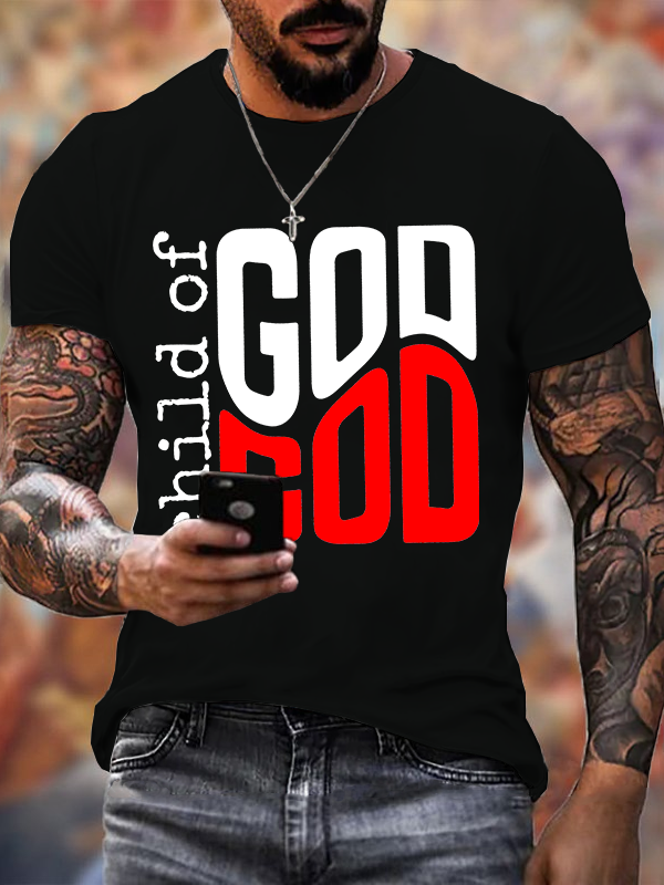 Child Of God Jesus God Christian Cotton T-Shirt