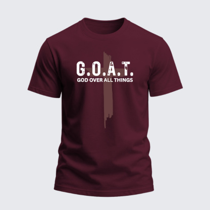 Heavyweight Cotton Tee - Goat God Over All Things