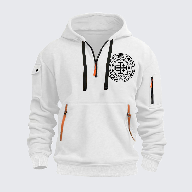 Zipper Hoodies - Non Nobis Domine, Non Nobis, Sed Nomini Tuo Da Gloriam