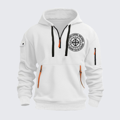 Zipper Hoodies - Non Nobis Domine, Non Nobis, Sed Nomini Tuo Da Gloriam