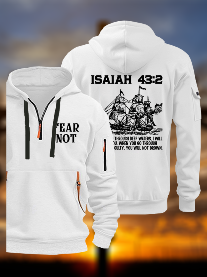Fear Not Jesus God Christian Zipper Hoodies