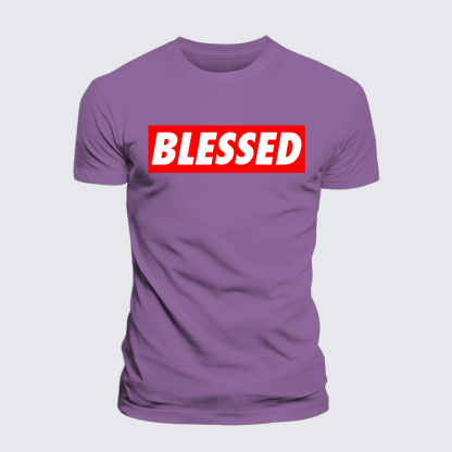 Blessed Jesus God Christian Premium Mercerized Cotton Tee