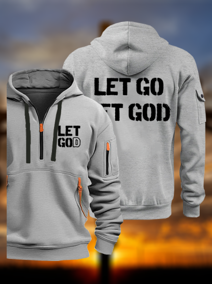 Let Go And Let God Jesus God Christian Zipper Hoodies