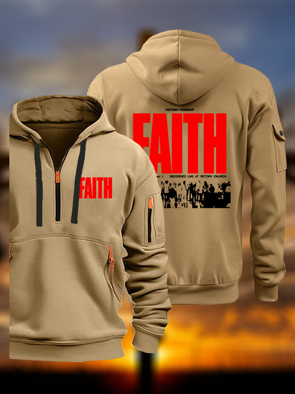 Faith Jesus God Christian Zipper Hoodies