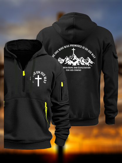 Jesus Is On His Way Jesus God Christian Zipper Hoodies