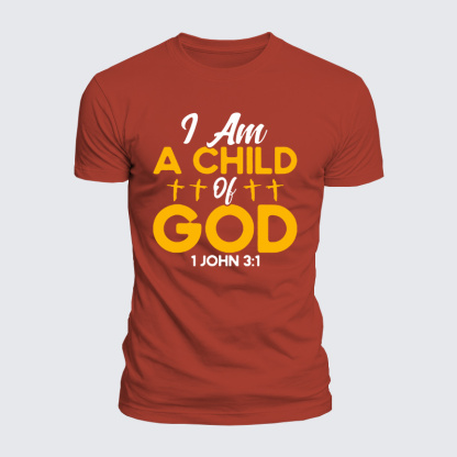 Child Of God Jesus God Christian  – Luxe Mercerized Interlock Cotton Tee