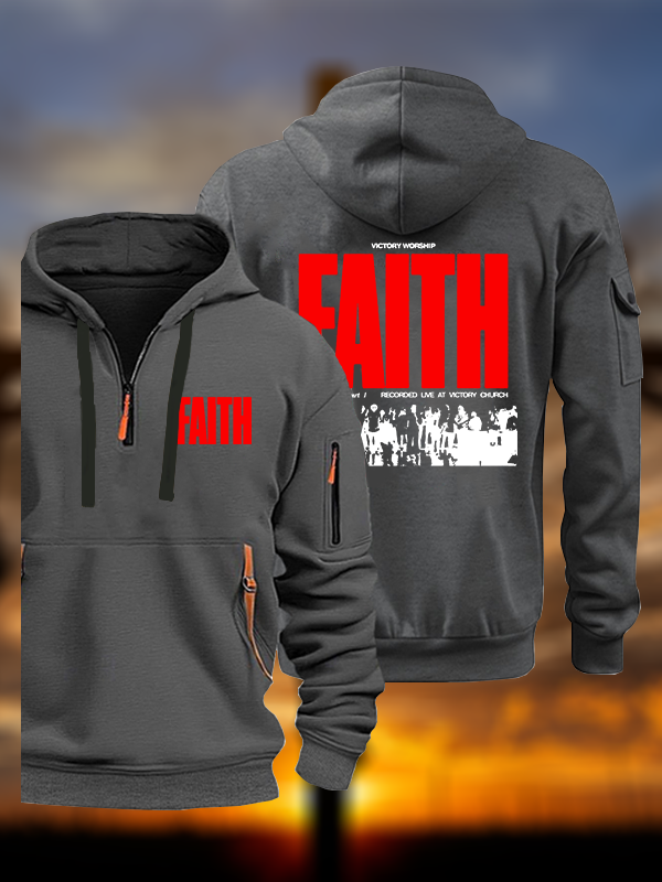 Faith Jesus God Christian Zipper Hoodies