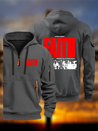 Faith Jesus God Christian Zipper Hoodies