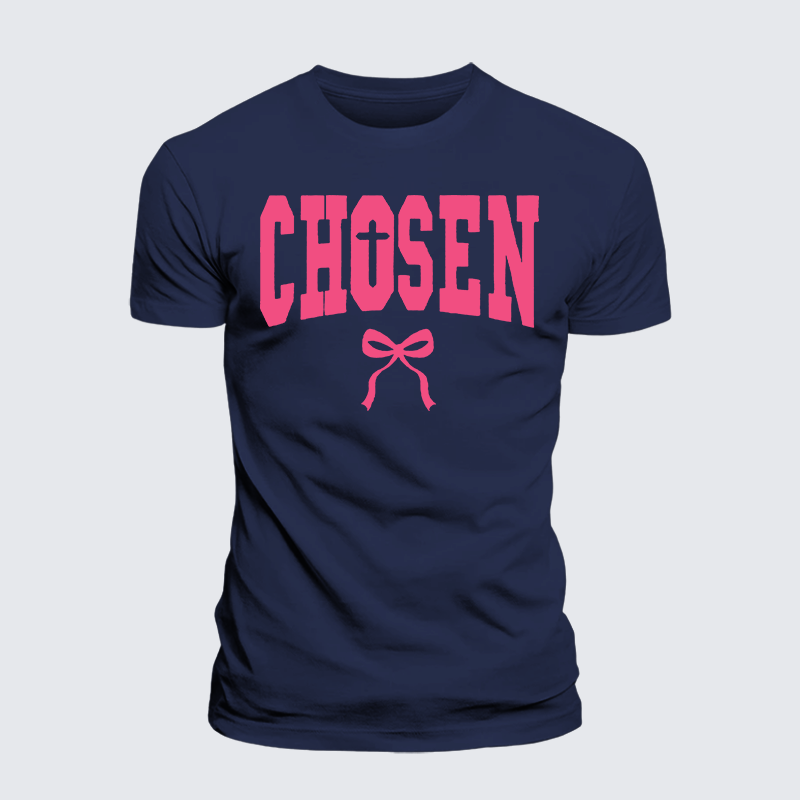 Chosen Jesus God Christian Premium Mercerized Cotton Tee