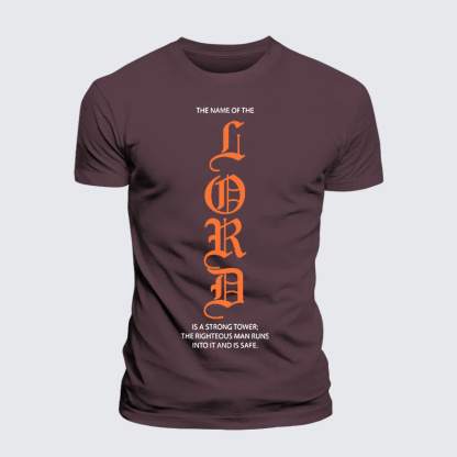 LORD Jesus God Christian Premium Mercerized Cotton Tee