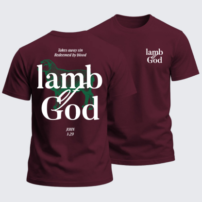 Heavyweight Cotton Tee - Lamb Of God
