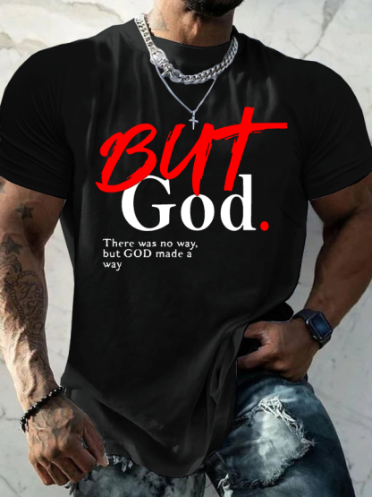 But God Jesus God Christian Cotton T-Shirt