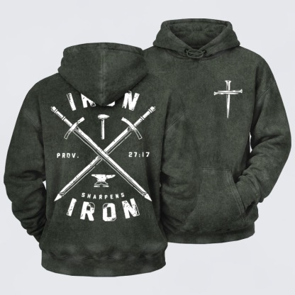 Washed Hoodie  - Iron Sharpens Iron